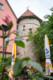 Pfiffige Gewerbeinheit im mittelalterlichen Vötschenturm von Bad Waldsee - Aussenansicht