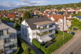 Moderne Dachgeschosswohnung mit Nachhaltigkeit und Komfort in Ravensburg Süd - Luftbild